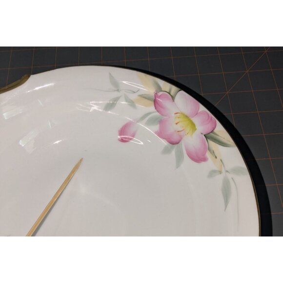 Noritake Azalea Porcelain 2 Bowls open Handles green M mark - Picture 13 of 16